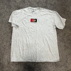 Sport Attack Chicago Blackhawks T-Shirt Mens XXXL Gray Excellent NHL Graphic